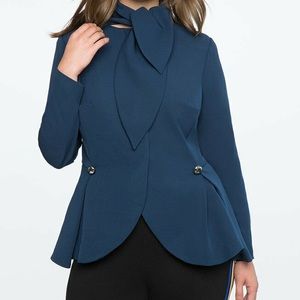 Eloquii peplum blazer